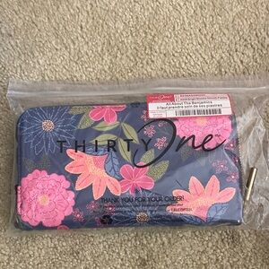 Thirty-One bright blooms wallet